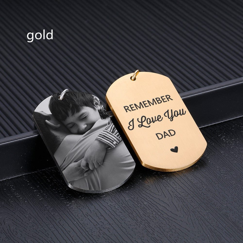 Personalized Stainless Steel Keychain
